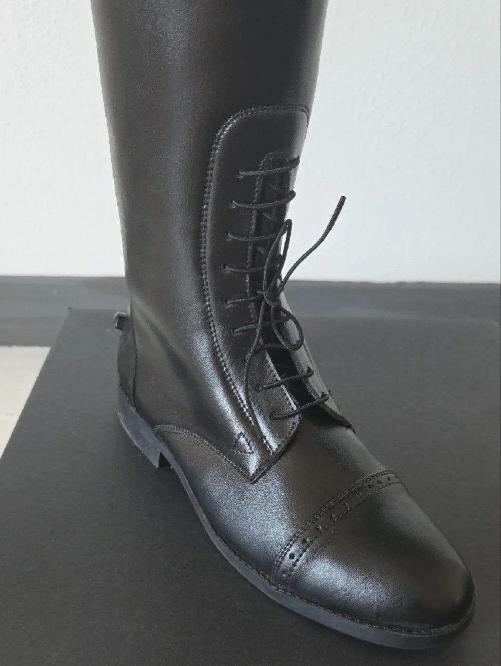 Equistar Women's All Weather, Synthetic Field Black Boot. Nwver Worn. Size 9.